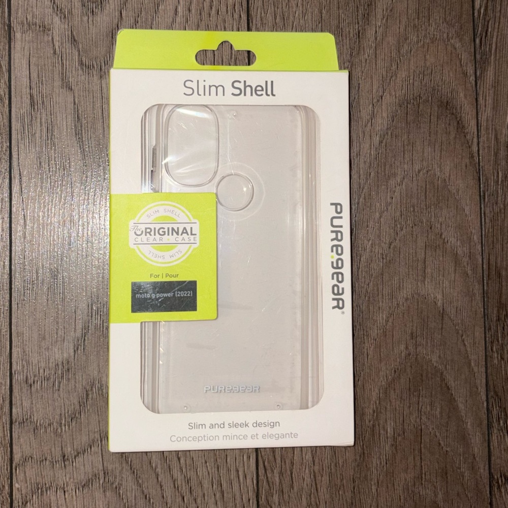 Clear Slim Shell Case for Moto G Power (2022)